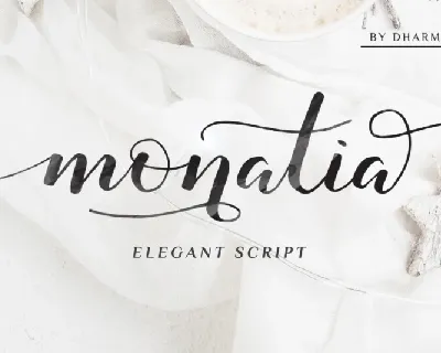 Monatia font