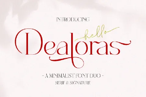 Dealoras Duo font