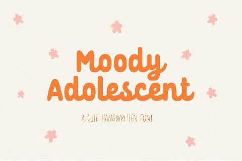 Moody Adolescent font