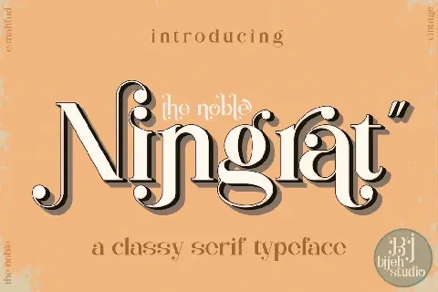 Ningrat font