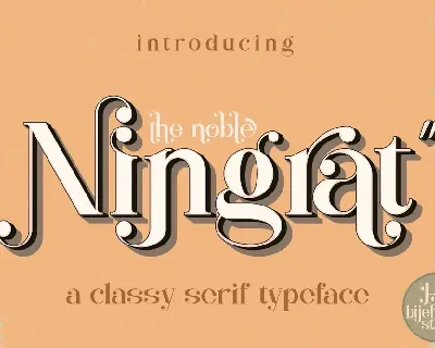 Ningrat font