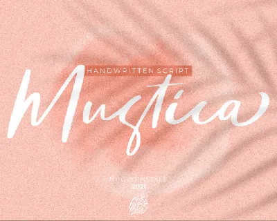 Mustica Handwritten Script font