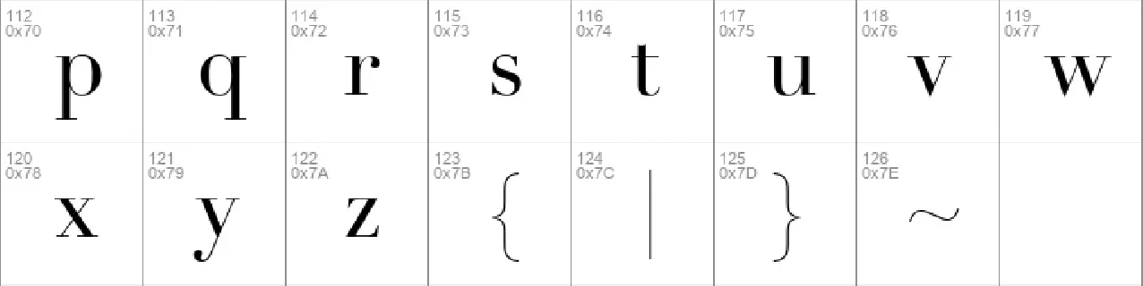 Quartz Typeface font