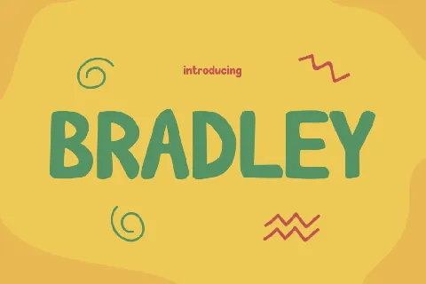 BRADLEY font