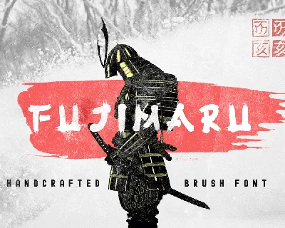 Fujimaru Brush Display font