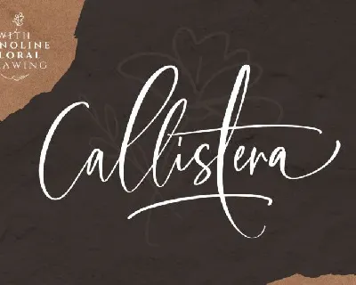 Callistera Script font