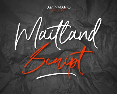Maitland Script font