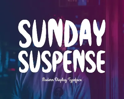Sunday Suspense font