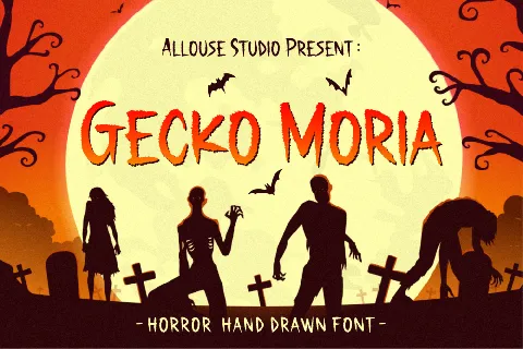 Gecko Moria Demo font