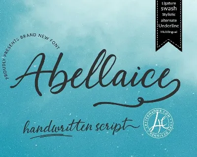 Abellaice font