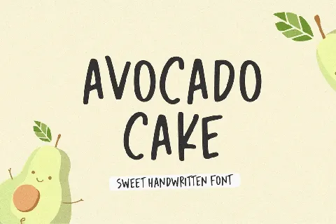 Avocado Cake font