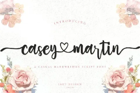 Casey Martin font