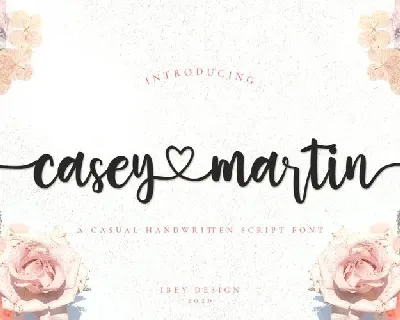 Casey Martin font