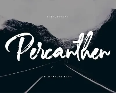 Percanthen Brush font