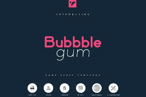 Bubbble Gum Sans Family font