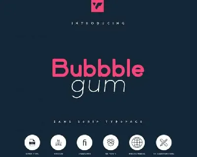 Bubbble Gum Sans Family font