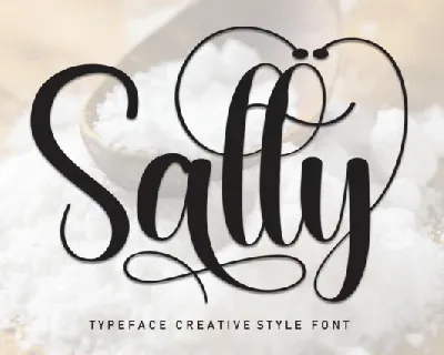 Salty Script font