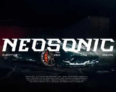 Neosonic font