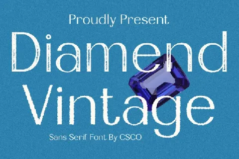 Diamend Vintage font