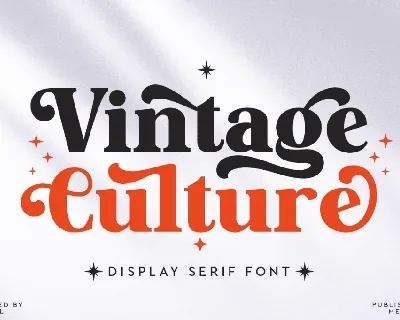 Vintage Culture font