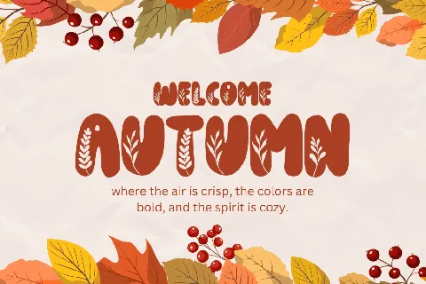 Flower Thanksgiving font