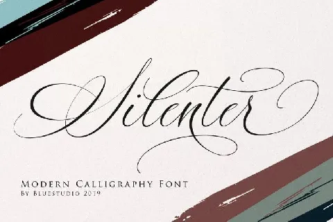 Silenter Calligraphy font