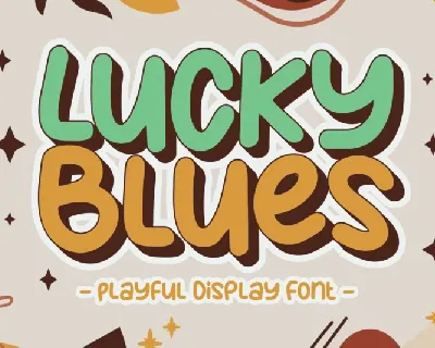 Lucky Blues Display font