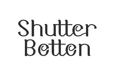 ShutterBottonDemo font