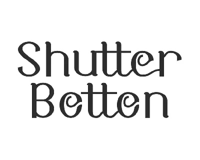ShutterBottonDemo font