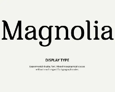 Magnolia font