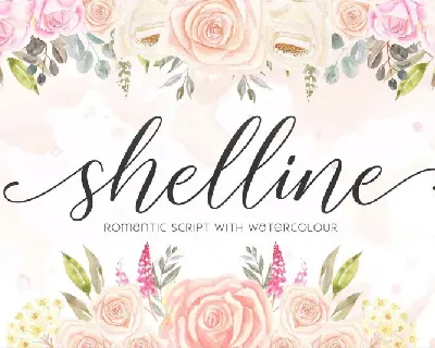 Shelline Script font