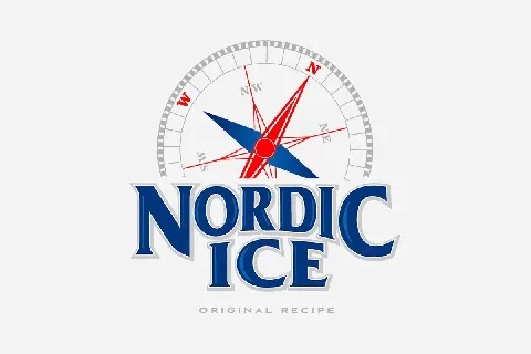 Nordic Ice Vodka Logo font