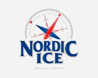 Nordic Ice Vodka Logo font