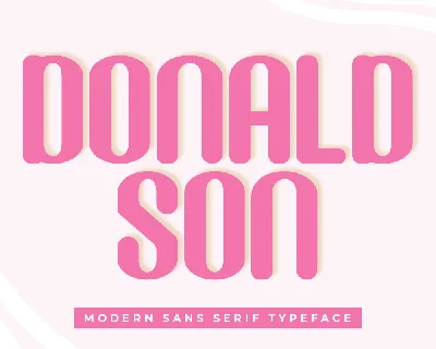 Donaldson font