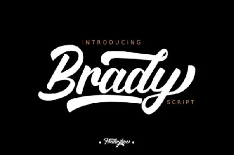 Brady Script font