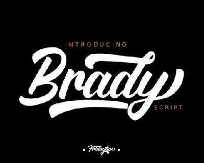 Brady Script font