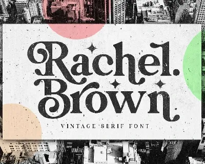 Rachel Brown font