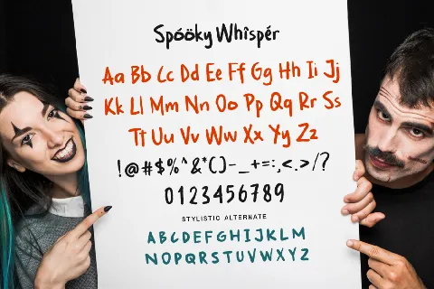 Spooky Whisper Demo font