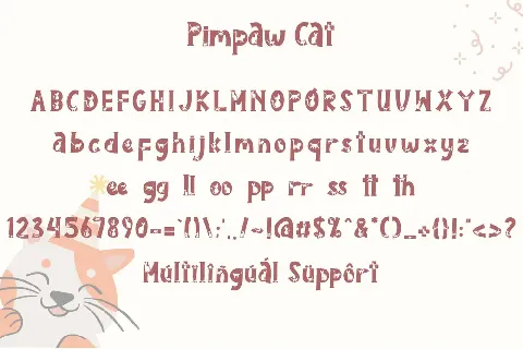 Pimpaw Cat font