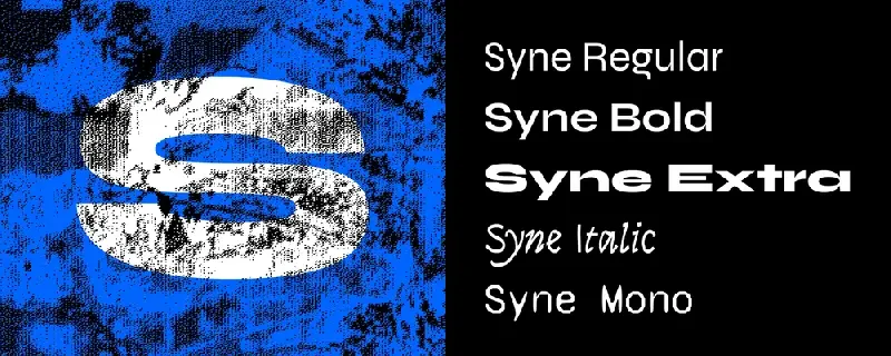 Syne font