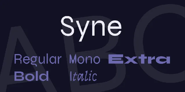 Syne font