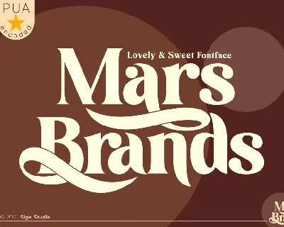 Mars Brands font