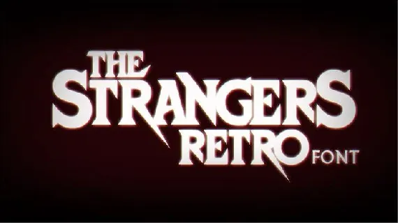 Strangers Retro font