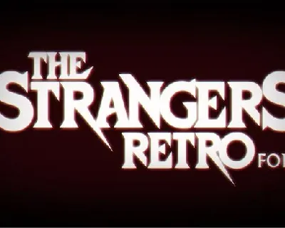 Strangers Retro font