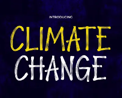 CLIMATE-CHANGE font