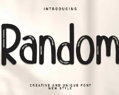 Random Display font