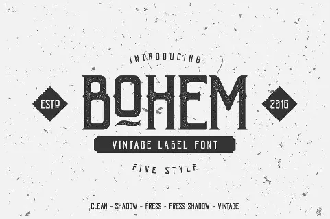 Bohem font