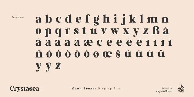 Crystasea font