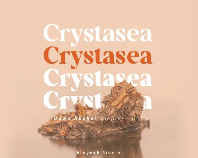 Crystasea font
