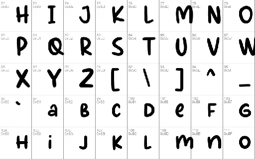 Kreasi Literasi Demo font